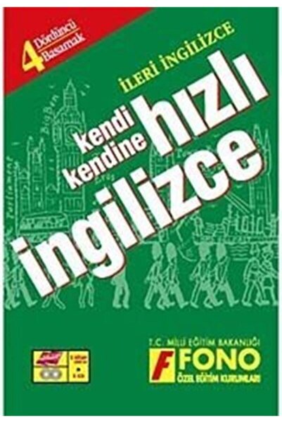 Fono Yayınları Kendi Kendine Hızlı Ingilizce 4. Basamak (2 Kitap+2 Cd)