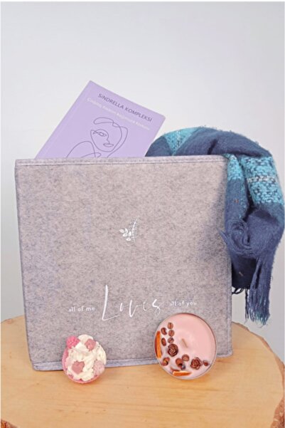 CimriKese Фетровий органайзер для полиць, сірий