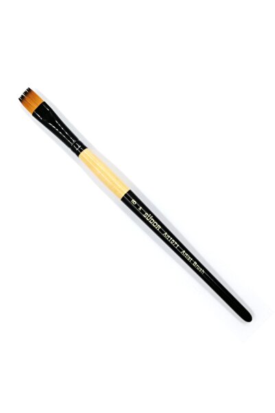 Südor Συνθετική επίπεδη βούρτσα κοντής λαβής σειράς 1071 Νο:8