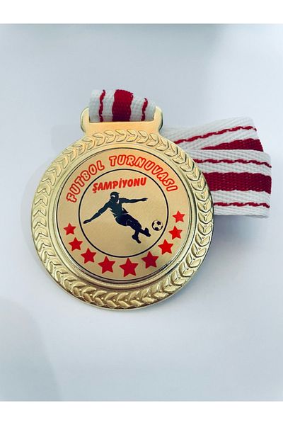 Lider Baskı 10 τμχ Μετάλλιο Πρωταθλητή Πρωταθλήματος Ποδοσφαίρου Ψηφιακό Τυπωμένο 1 Μετάλλιο Ποιότητας