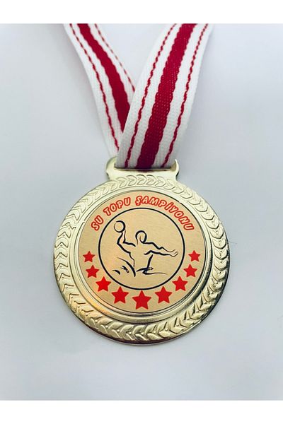 Lider Baskı 10 Μετάλλιο Πρωταθλητής Μπάλας Νερού - Ψηφιακή Εκτύπωση 1η Μετάλλιο ποιότητας