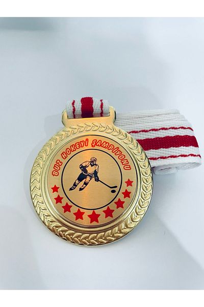 Lider Baskı Ψηφιακό τυπωμένο μετάλλιο 10 τμχ Χρονιάτικο Χόκεϊ στον πάγο