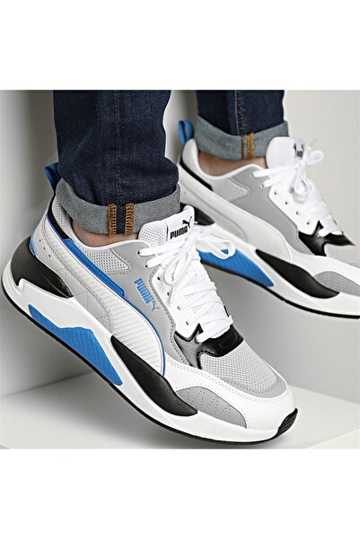 Puma X-ray 2 Square - Erkek Beyaz-mavi Spor Ayakkabı - 373108 40