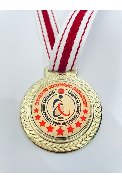 Lider Baskı 5 Μετάλλιο Αρχικό Αθλητής Με ΑμεΑ - Ψηφιακή Εκτύπωση 1ο Μετάλλιο ποιότητας