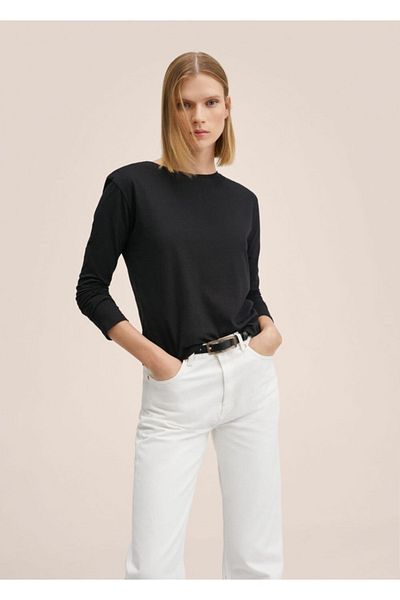 MANGO Woman 100% Cotton T-Shirt