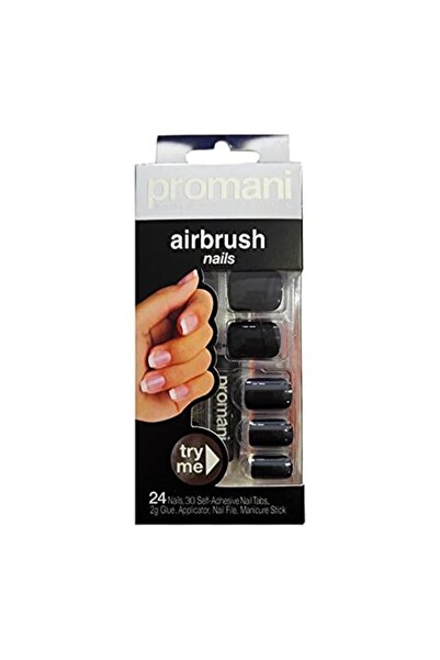 Promani Siyah Takma Tırnak Kiti Pr-5002