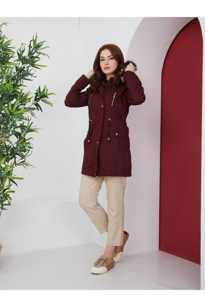 KMKkombin Palton și palton din lână Capsonyu din blană de damă