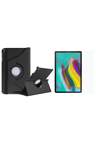 New Face Samsung Tab S5e 2019 Sm-t720 Dönebilen Standlı Kılıf + Ekran Koruyucu,