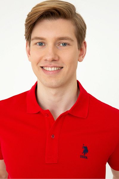 U.S. Polo Assn. Red Men's T-Shirt
