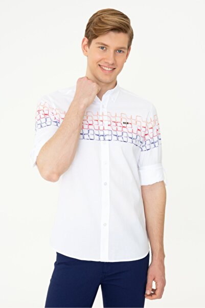 U.S. Polo Assn. Kırmızı Erkek Gömlek