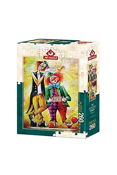Art Puzzle Musician Clowns 260 Piece Puzzle