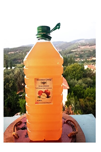Memleket Çiftliği Doğal Fermente Elma Sirkesi 5 Lt