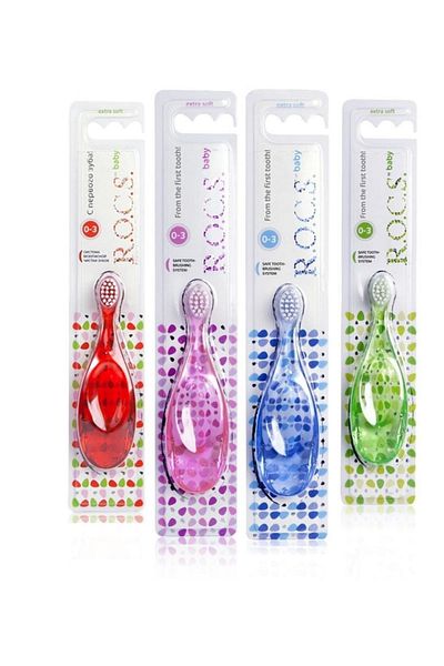 R.O.C.S. Brand: Rocs Toothbrush 0 - 3 Years Category: Manual Toothbrush
