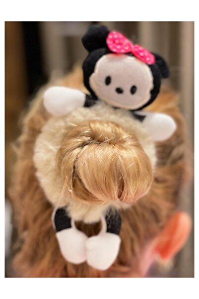 QUEEN AKSESUAR Fluffy Furry Pliš Minnie Mouse igračka gumena kopča za odrasle...