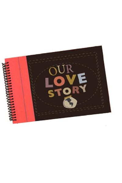 PAKLON Our Love Story Special Design Notebook Black Inner Leaf