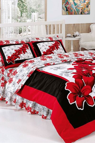BELENAY Double Sleeping Set Lilyum Red