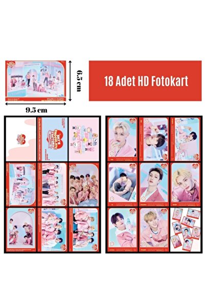 Kpop Dünyasi Stray Kıds '' Skz’s Chocolate Factory '' Fotokart Seti