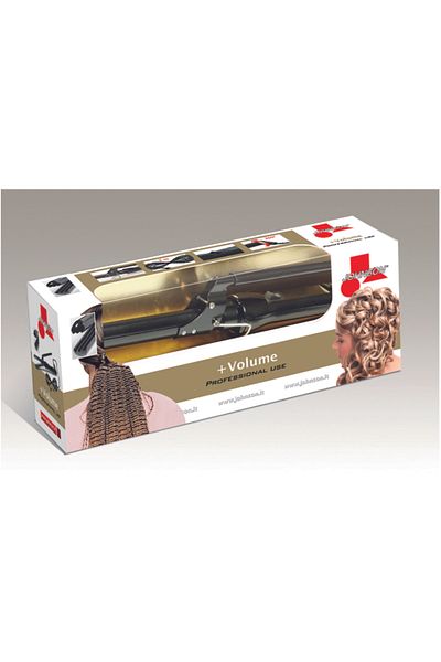 Johnson Volume Double Ceramic Plate Ptc Resistant 3 Mt. Rotatable Curling Iron
