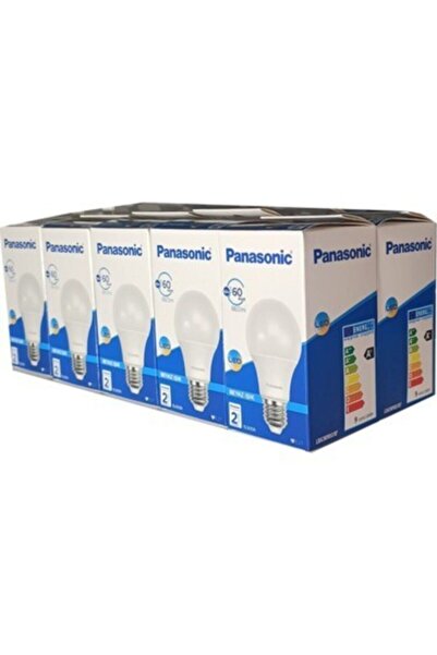 PANASONIC 100 Adet Panasonic 8,5 Watt Led Ampül Beyaz Işık 6500k Faturalı Ürü...