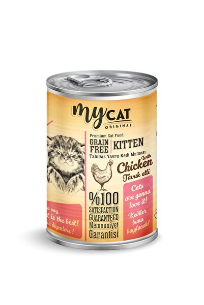 My Cat Mycat Pate Tahılsız Tavuk Etli Yavru Kedi Konservesi 400gr