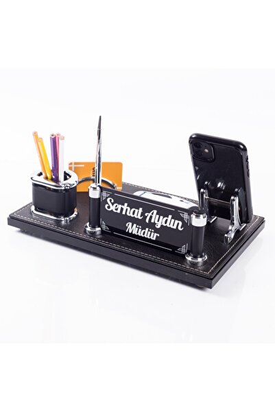 Ofistike Alesta Masa Isimliği Ofis Masaüstü Isimlik Seti Büro Yeni Iş Hediyes...