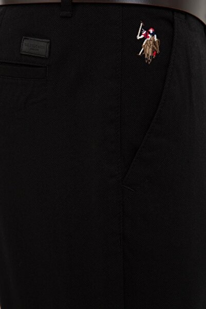 U.S. Polo Assn. U.s. Polo Erkek Slim Fit Chinos Pantolon 1266479 Kenzi 046 Siyah