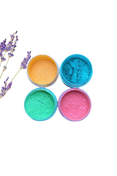 se7enhome Epoksi Reçine Sedef Metalik Toz Pigment Seti 4x10ml, Şeffaf Epoksi ...