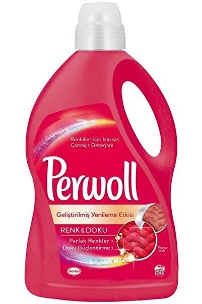Perwoll Sıvı Çamaşır Deterjanı Renkli Yenileme ve Onarım 3000ml