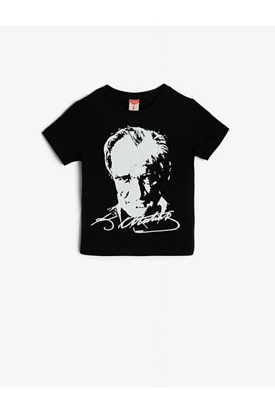 Muraty Ataturk Printed Children's T-Shirt Unisex