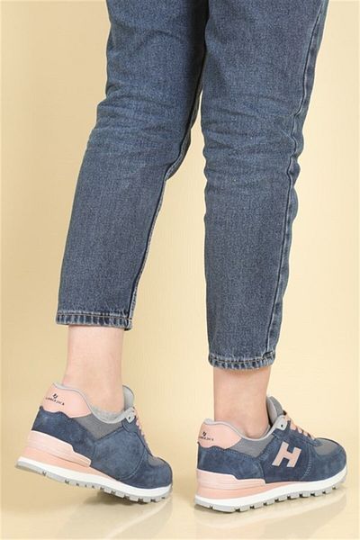 Hammer Jack Ροζ - 19250 Γνήσιο δέρμα Γυναικεία Casual Αθλητικά Παπούτσια Παπούτσια Χονδρή σόλα Unisex