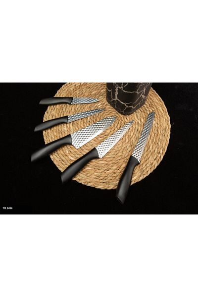 AROW Diamond 6-Piece Knife Set Silver Dc.tr-3494