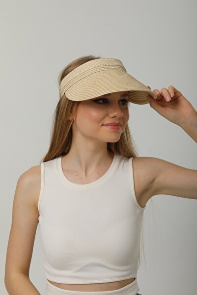 BALIENTE قبعة نسائية مستوردة باللون البيج