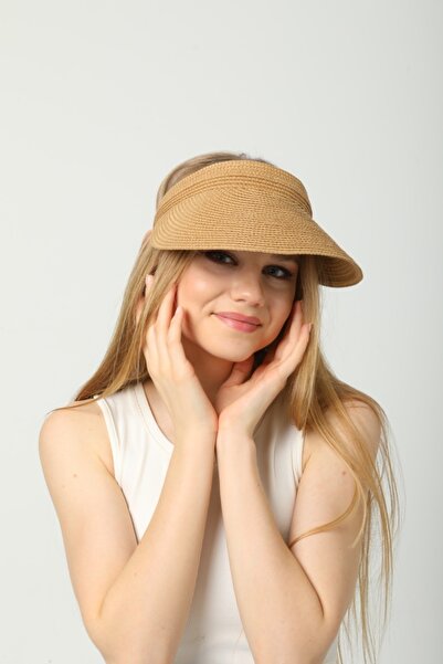 MARBERRY Pălărie pentru femei cu vizor importat Camel