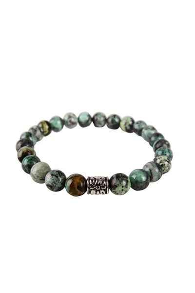 Saff Doğal Taş Certified Spain Varicide Natural Stone Square Bracelet201706