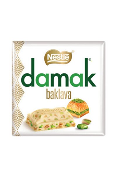Nestle Damak Antep Fıstıklı Baklavalı Beyaz Çikolata 60g