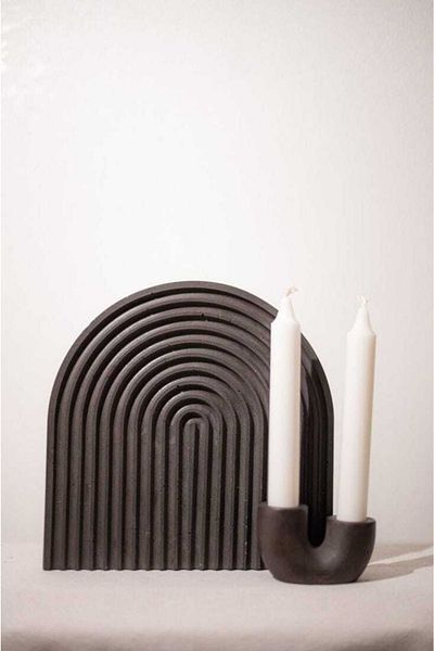 Orange Atelier Arch Medium Size Concrete Decorative Presentation and Serving Tray