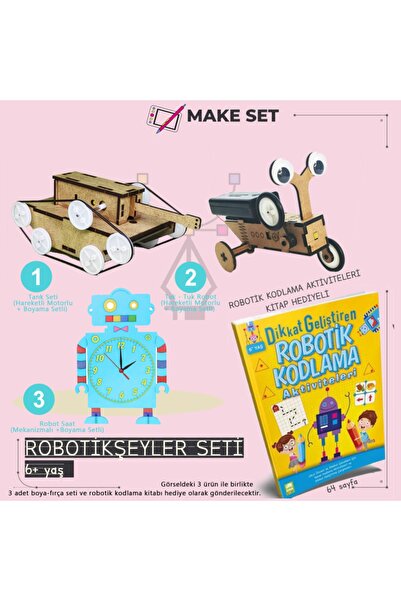 robotikşeyler Make Set - Kodlama Kitap Hediyeli