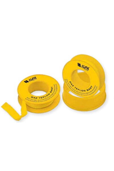 Genel Markalar Teflon Bant Sarı Doğalgaz 12mmx0.08mmx8metre