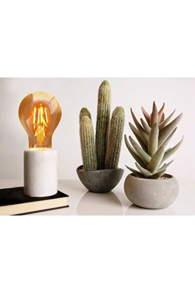 Heka Erd37 A60 Standart Tip Flamanlı Rustik Led Ampul 6 Watt