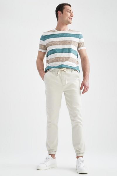 DeFacto Jogger Fit Gabardine Chino Trousers