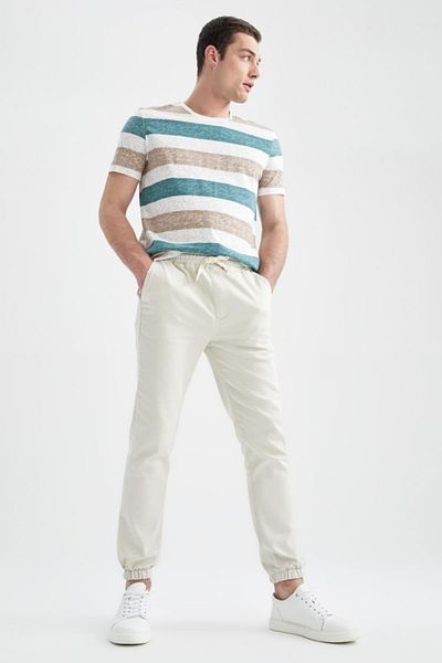 DeFacto Jogger Fit Gabardine Chino Trousers