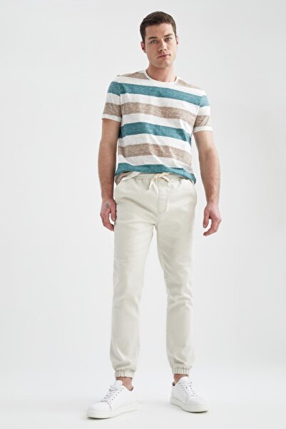 DeFacto Jogger Fit Gabardine Chino Trousers