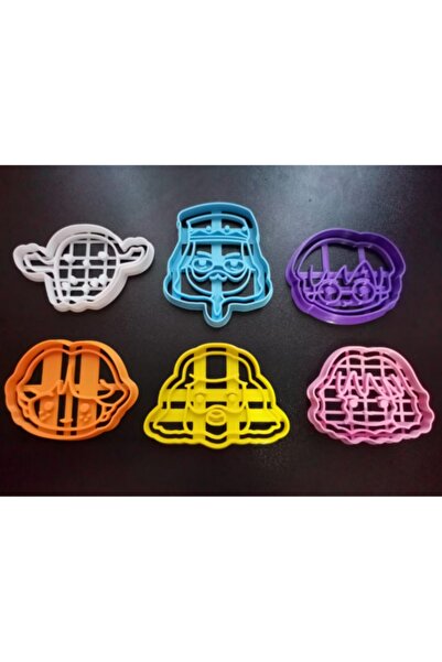 Bi'şeyler Sepeti مجموعة قوالب البسكويت هاري بوتر المكونة من 6 قطع