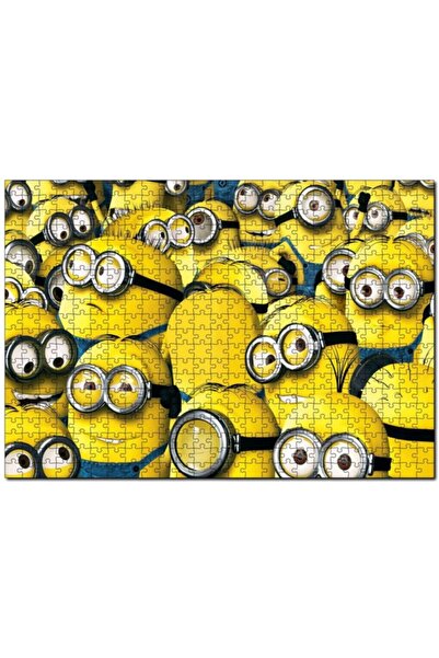 Cakapuzzle Çizgi Film Minions Topluluğu 255 Parça Puzzle Yapboz Mdf (ahşap)