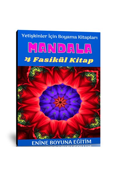 Enine Boyuna Eğitim Coloring Book Set for Adults (4 Books)