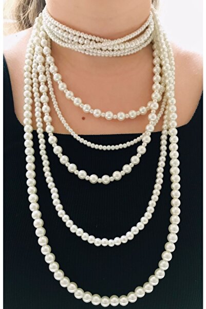 BUĞLEM Çoklu İnci Kolye