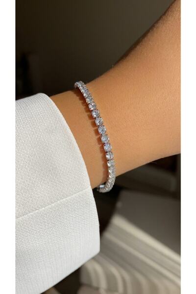 Âlâ Atelier الفولاذ المقاوم للصدأ تتلاشى حجر الزركون الصلب المائية سوار الفضة