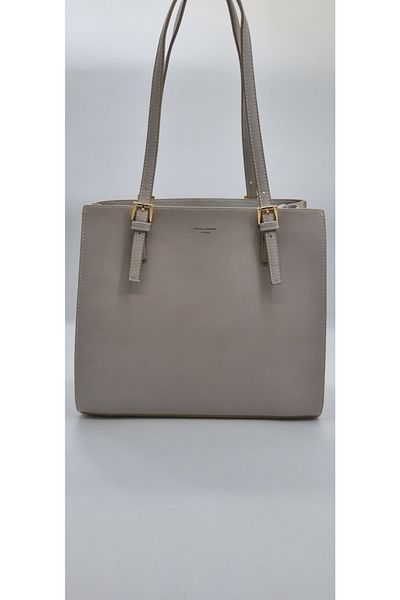 Jacquline David Jones Gray Color Hand and Shoulder Bag
