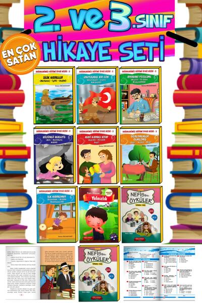 Ata Yayıncılık 2 Ve 3.sınıflar Için Okumayı Sevdiren Hikaye Kitabı Seti