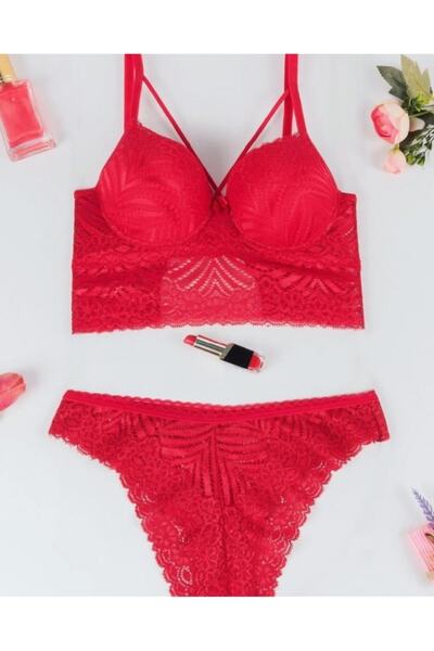 miss nergiz lingerie Σετ 2 τεμαχίων μπραλέτ με ενισχυμένο ενισχυμένο στήριγμα...